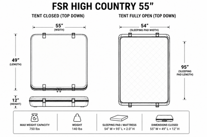 Freespirit Recreation High Country Premium