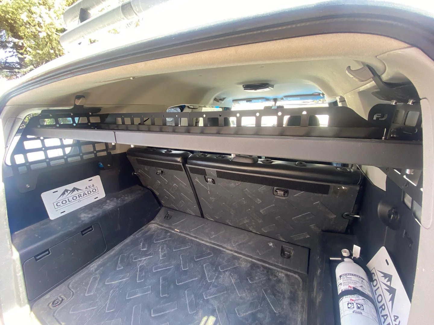 4x4 Colorado FJ Cruiser MOLLE Shelving System