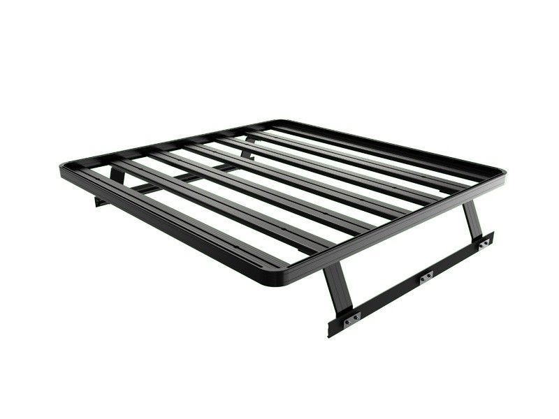 FrontRunner Slimline 2 Full Truck Bed Rack Kit frame, standalone product image of lightweight modular cargo rack for Ford truck beds