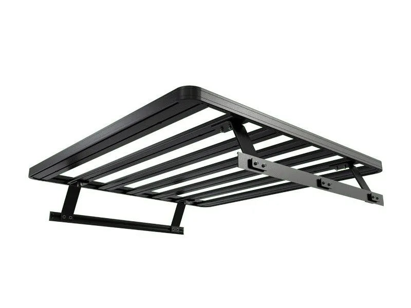 Alternate view of FrontRunner Slimline 2 Full Truck Bed Rack Kit, detailed product shot of aerodynamic modular rack for rooftop tents and overlanding setups