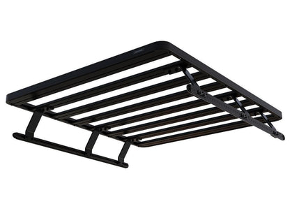 FrontRunner Slimline 2 Full Truck Bed Rack Kit frame, standalone product image of modular aluminum cargo rack system for Chevrolet and GMC vehicles