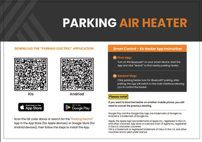 4x4 Colorado Bluetooth Diesel Air Heater